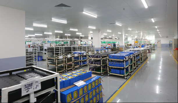 Shenzhen Yima Power Supply Co., Ltd. línea de producción del fabricante