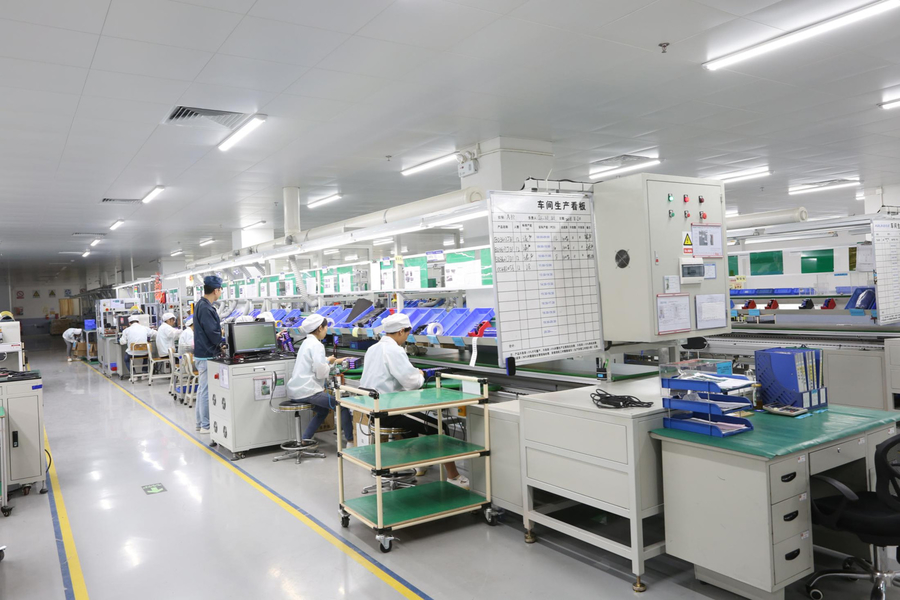 Shenzhen Yima Power Supply Co., Ltd. línea de producción del fabricante
